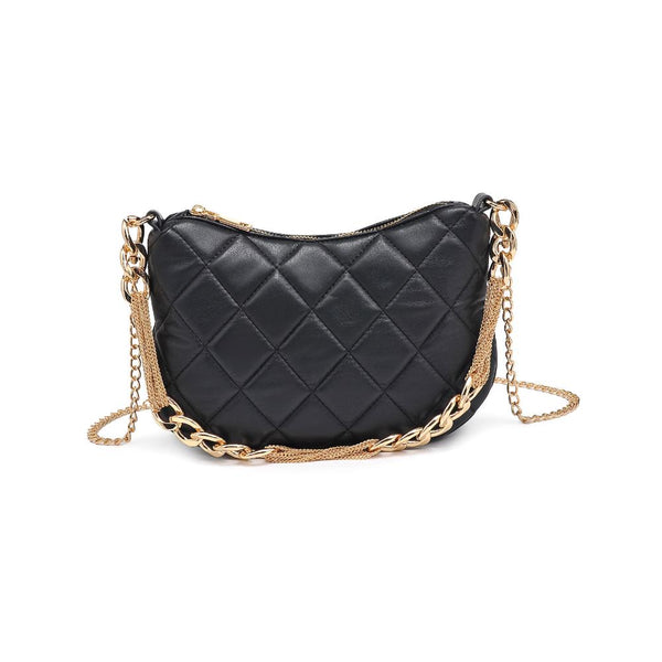 Eve Black Vegan Leather Crossbody