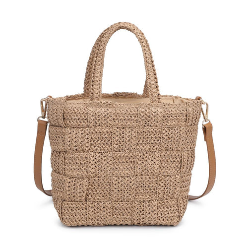 Chiara Tan Woven Crossbody