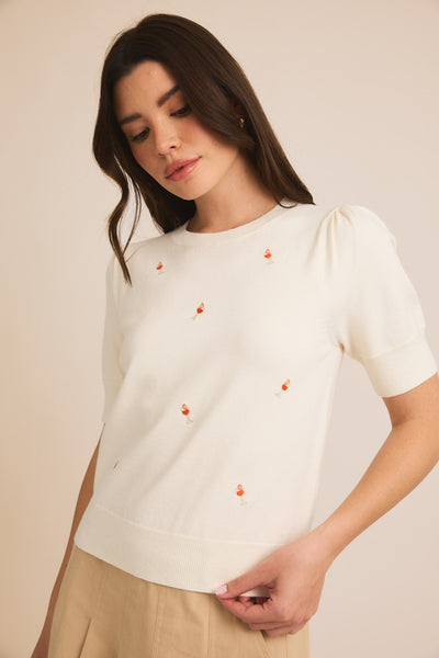 Aperol Spritz Sweater Top