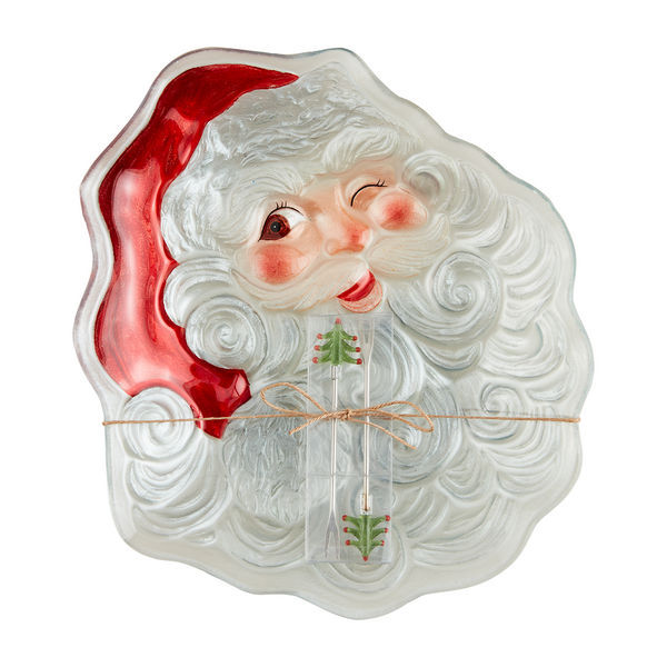 Santa Plate and Pick Set