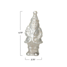 MERCURY GLASS SANTA