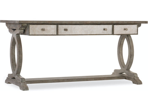 RUSTIC GLAM TRESTLE DESK