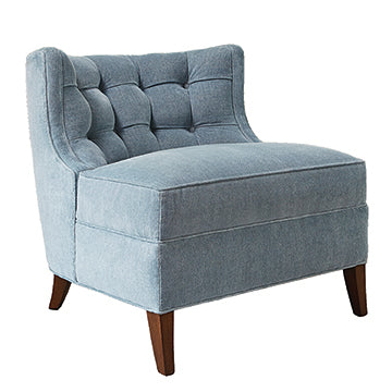 Tufted Slipper Chair, Home Furnishings, Laura of Pembroke