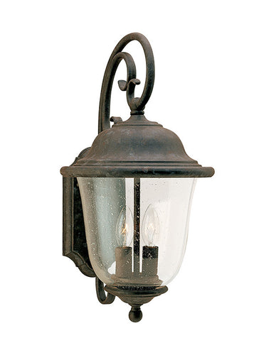 Oxidized Bronze Outdoor 2 Light Wall Lantern, Lighting, Laura of Pembroke