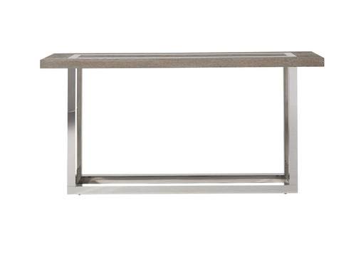 Modern Wood Top Rectangular Console Table, Home Furnishings, Laura of Pembroke