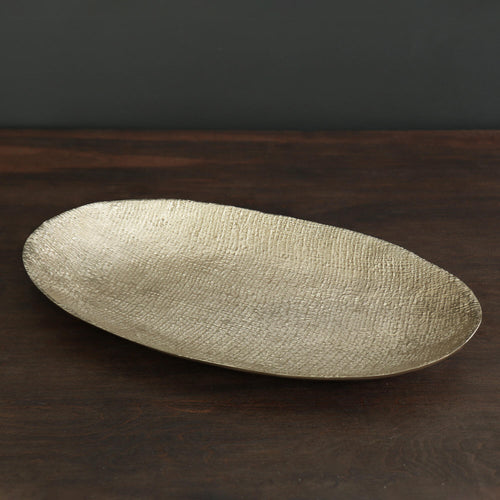 LARGE GOLD OVAL PLATTER