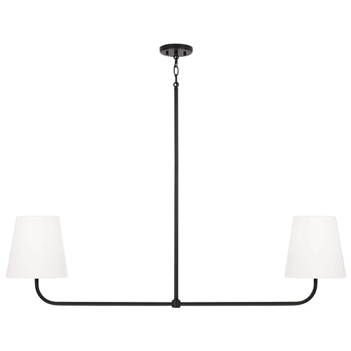 BRODY 2-LIGHT ISLAND, MATTE BLACK