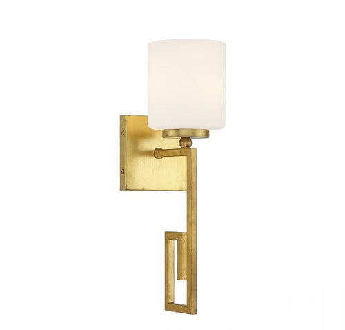 QUATRAIN 1-LIGHT WALL SCONCE, TRUE GOLD