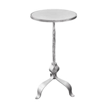 ROUND CIGAR TABLE SILVER