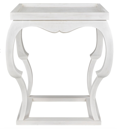 Bellini Side Table, White Wash