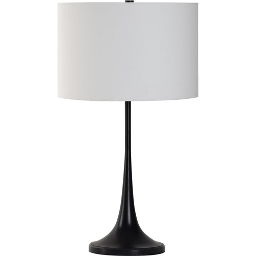 black table lamp