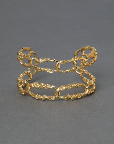 BRUT LINK DOUBLE CUFF BRACELET