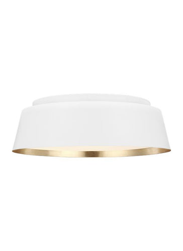 ASHER 3 LIGHT FLUSH CEILING MOUNT, MATTE WHITE