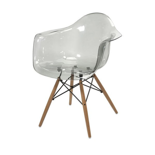 Grey Transparent Chair, Home Furnishings, Laura of Pembroke