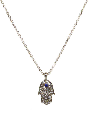 Hamsa pendant necklace