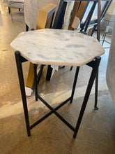 Hammered Grey Adair Side Table