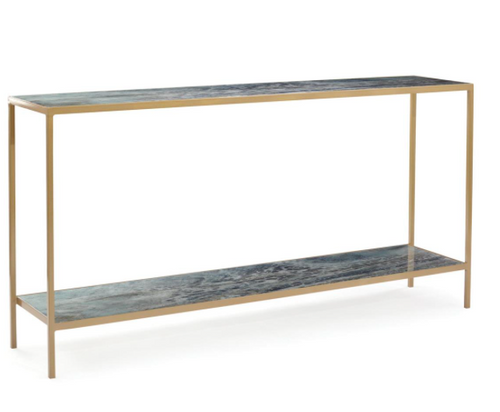 MONT-DE MARSAN SOFA TABLE WITH SHELF