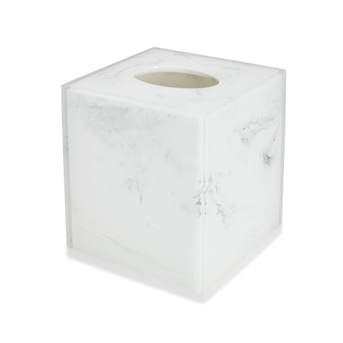 White and Black Tissue Holder