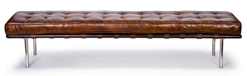 Tufted Gallery Bench in Vintage, Home Furnishings, Laura of Pembroke