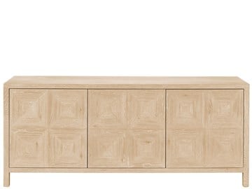 SADIE CREDENZA, NATURAL OAK FINISH