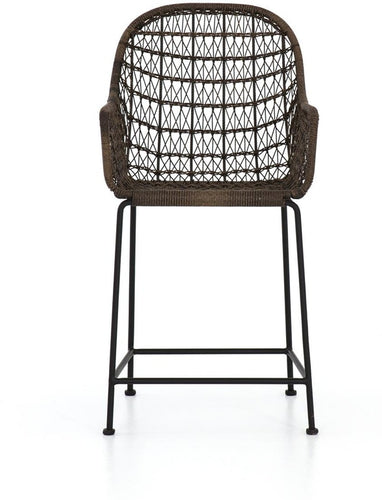 BANDERA OUTDOOR COUNTER STOOL, DISTRESSED GREY