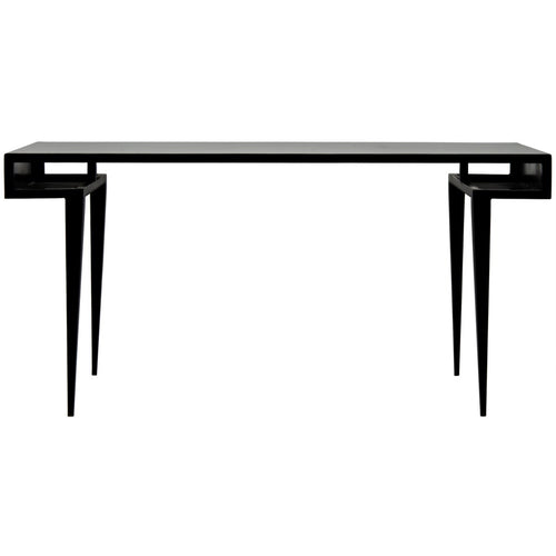 STILETTO DESK, BLACK METAL