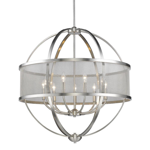 Colson Matte Black Chandelier - Large